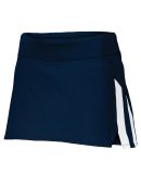 Augusta Sportswear 2440 Women's Full Force Skort in Navy/ white