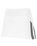 Augusta Sportswear 2440 Women's Full Force Skort in White/ graphite