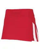 Augusta Sportswear 2441 Girls Full Force Skort RED/ WHITE