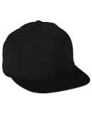 Augusta Sportswear 6314 FlexFit Flat Bill Cap BLACK