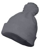 Augusta Sportswear 6816 Pom Beanie in Graphite