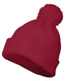 Augusta Sportswear 6816 Pom Beanie in Cardinal
