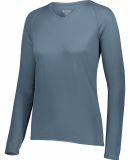 Augusta Sportswear 2797 Women's Attain Wicking Lon in Graphite