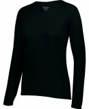 Augusta Sportswear 2797 Women's Attain Wicking Lon in Black