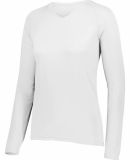 Augusta Sportswear 2797 Women's Attain Wicking Lon in White