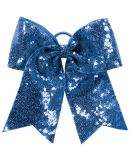 Augusta Sportswear 6702 Sequin Cheer Hair Bow in Royal