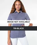 RSATR412 American Apparel Unisex Tri-Blend Short S Tri-Black