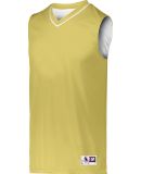 Augusta Sportswear 152 Reversible Two Color Jersey in Vegas gold/ white