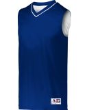 Augusta Sportswear 152 Reversible Two Color Jersey in Navy/ white