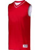 Augusta Sportswear 152 Reversible Two Color Jersey in Red/ white