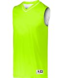 Augusta Sportswear 153 Youth Reversible Two Color  in Lime/ white