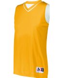 Augusta Sportswear 154 Women's Reversible Two Colo in Gold/ white