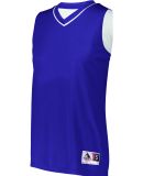 Augusta Sportswear 154 Women's Reversible Two Colo in Purple/ white
