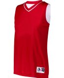 Augusta Sportswear 154 Women's Reversible Two Colo in Red/ white