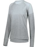 Augusta Sportswear 5575 Women's Tonal Heather Pull in Silver