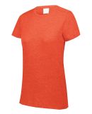 Augusta Sportswear 3067 Women's Triblend Short Sle in Orange heather