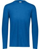 Augusta Sportswear 3075 Triblend Long Sleeve Crewn in Royal heather