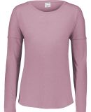 Augusta Sportswear 3077 Women's Lux Triblend Long  in Dusty rose heather