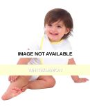 4010 American Apparel Infant Baby Rib Reversible B White/Lemon
