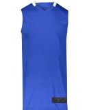 Augusta Sportswear 1730 Step-Back Basketball Jerse in Royal/ white