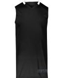 Augusta Sportswear 1730 Step-Back Basketball Jerse in Black/ white