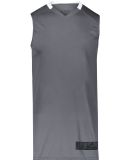Augusta Sportswear 1732 Women's Step-Back Basketba in Graphite/ white