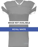 Augusta Sportswear 9582 Slant Football Jersey Royal/ White