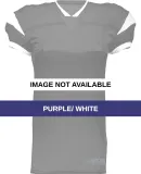 Augusta Sportswear 9582 Slant Football Jersey Purple/ White