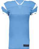 Augusta Sportswear 9582 Slant Football Jersey in Columbia blue/ white