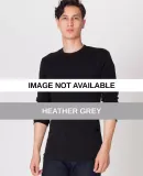 4407 American Apparel Baby Rib Fitted Long Sleeve  Heather Grey