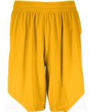 Augusta Sportswear 1733 Step-Back Basketball Short in Gold/ white