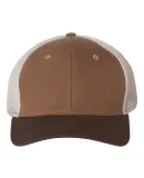 DRI DUCK 3006 Hudson Trucker Cap in Field khaki/ tobacco/ tan