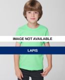 BB101 American Apparel Kids Poly-Cotton Short Slee Lapis