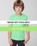 BB101 American Apparel Kids Poly-Cotton Short Slee Neon Green