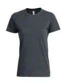 Ei-Lo 6220 - Ladies' Premium Cotton Blend Tee Navy Heather