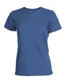 Ei-Lo 6220 - Ladies' Premium Cotton Blend Tee Royal Heather