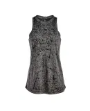 J America 8117 Women’s Zen Jersey Tank Top Twisted Black