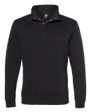 J America 8890 Quilted Snap Pullover Black