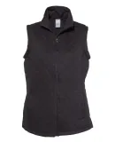 J America 8892 Women’s Quilted Full-Zip Vest Black