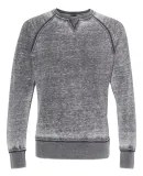 J America 8920 Vintage Zen Fleece Crewneck Sweatsh Dark Smoke