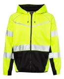 ML Kishigo JS150 Premium Black Series® Full-Zip H Lime