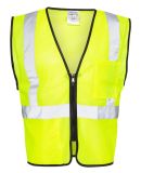 ML Kishigo 1537-1538 Class 2 Double-Pocket Zippere in Lime