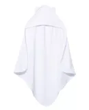 Rabbit Skins 1013 Terry Cloth Hooded Towel with Ea WHITE