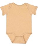 Rabbit Skins 4491 Infant Harborside Mélange Bodys in Stone melange