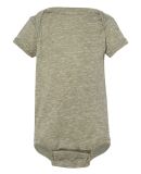 Rabbit Skins 4491 Infant Harborside Mélange Bodys in Miltry grn mlnge