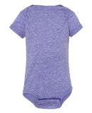 Rabbit Skins 4491 Infant Harborside Mélange Bodys in Purple melange