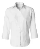 Van Heusen 13V0527 Women's Three-Quarter Sleeve Ba White