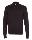 Van Heusen 13VS005 Quarter-Zip Sweater Black