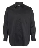 Van Heusen 13V5049 Stretch Spread Collar Shirt Deep Black