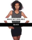 RSA7303 American Apparel Interlock Mini Skirt Black
